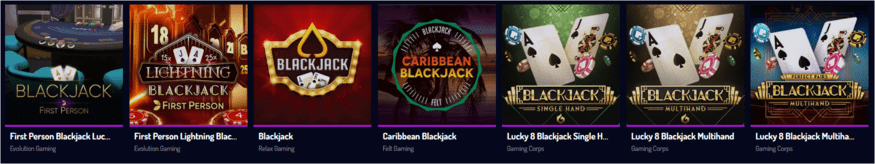 Popular Blackjack Variants at Lucky8 Casino
