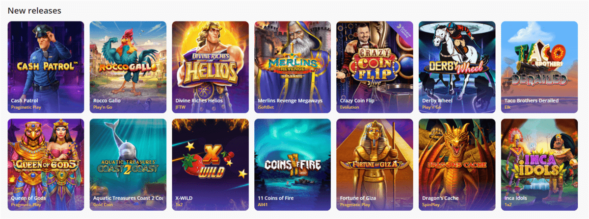 Experience various slot machines from zero gaming providers at Casino Days Casino. Explore our evaluation of Casino Days for insights on bonuses, promotions, free spins, and more!