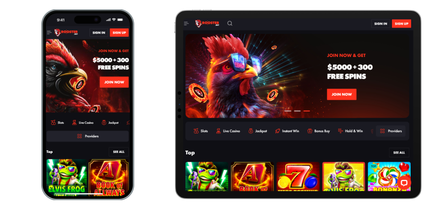 Mobile Casino Rooster.Bet Testimonials from Players and Other Professionals