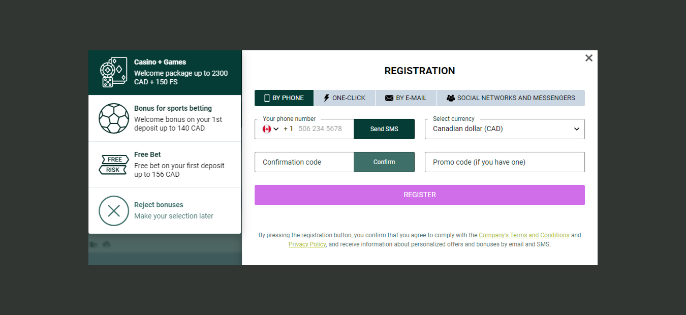 Effortless Sign-up at Spin Better Casino Quick Registration at SpinBetter CA
