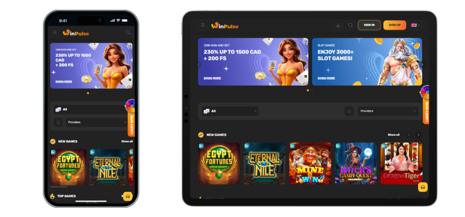 Winpulsebet casino has nearly 7,000 Slot Machines at Casino Win Pulse