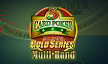 3 Card Poker Multi-Hand Gold